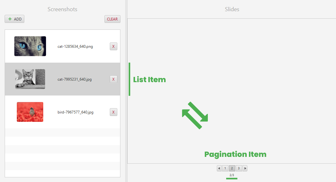 View Pagination in Sync with List View