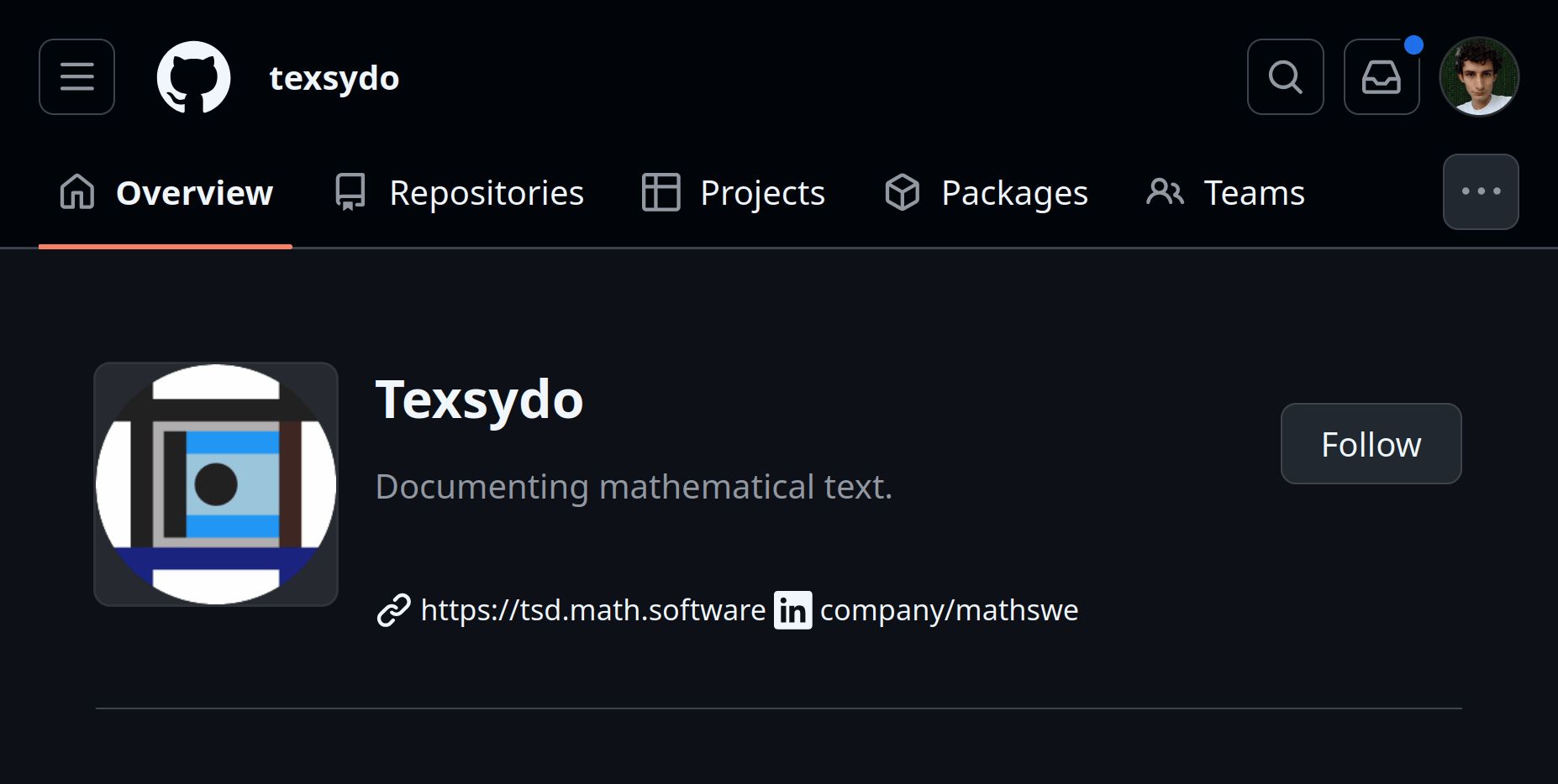 Initializing the Texsydo GitHub Organization (2024/09/04)