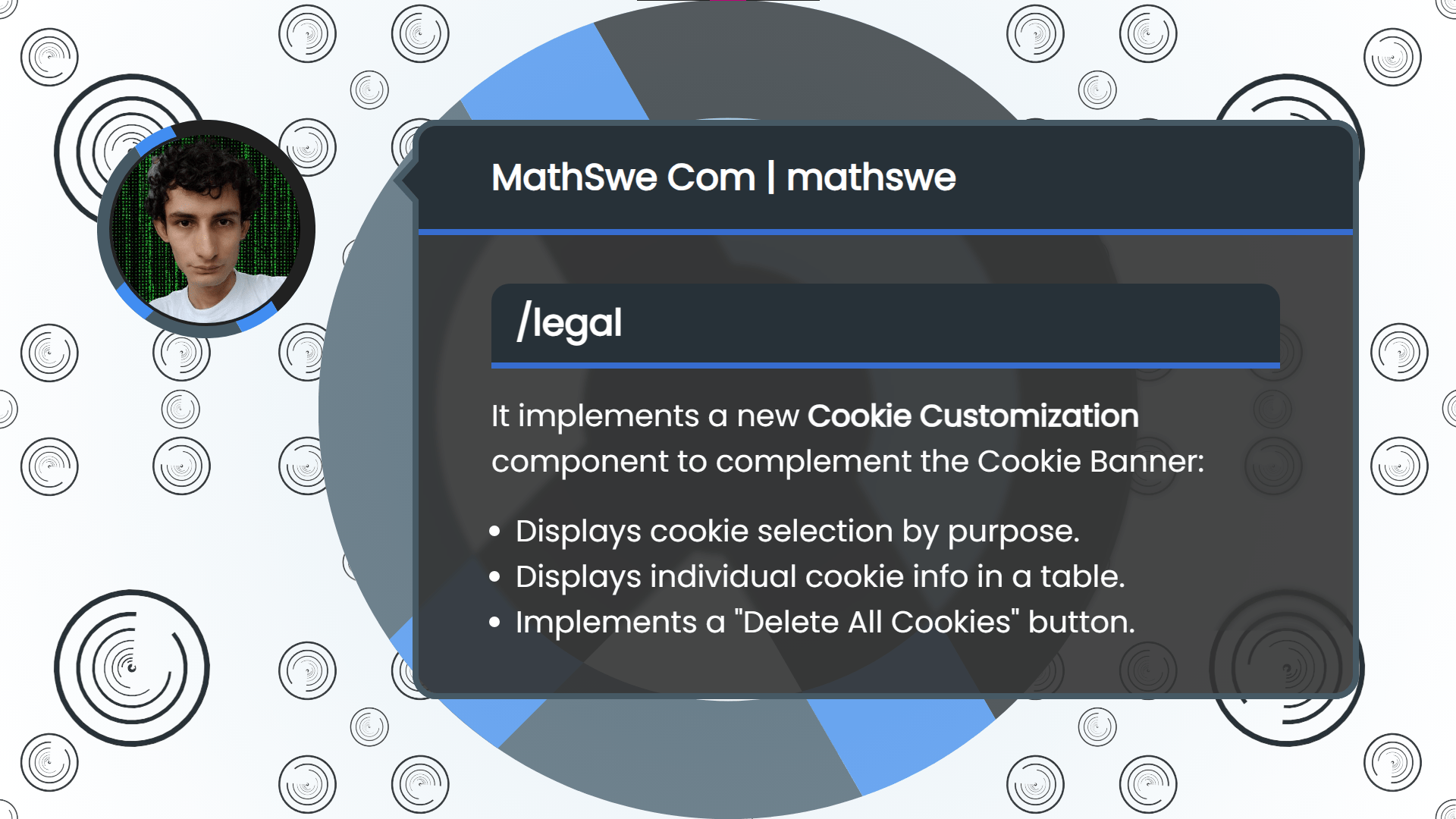 New Cookie Customization Pane | MathSwe Com (2024/04/03)